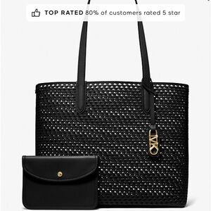 Eliza Extra-Large Hand-Woven Leather Tote Bag